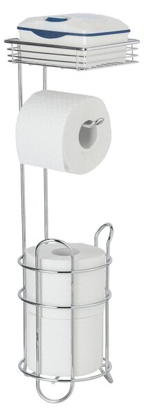 Stojalo za WC papir iz kromiranega jekla v srebrni barvi – Wenko