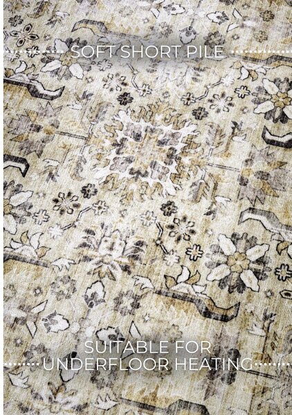 Bež preproga 120x160 cm Saveh Cream Gold – Elle Decoration