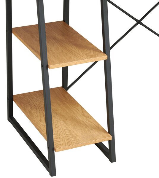 PISALNA MIZA kovina, leseni material črna, barve hrasta