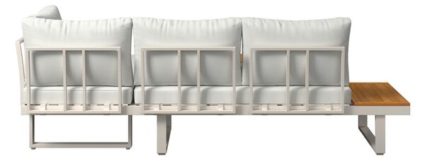 LOUNGE GARNITURA tkanina akacija masivno aluminij