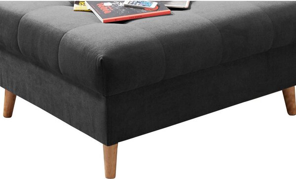 TABURE, tekstil, leseni material antracit