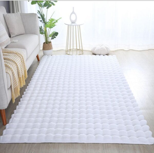 PREPROGA Z VISOKIM FLOROM AMBIANCE 140/200 cm tkano bela