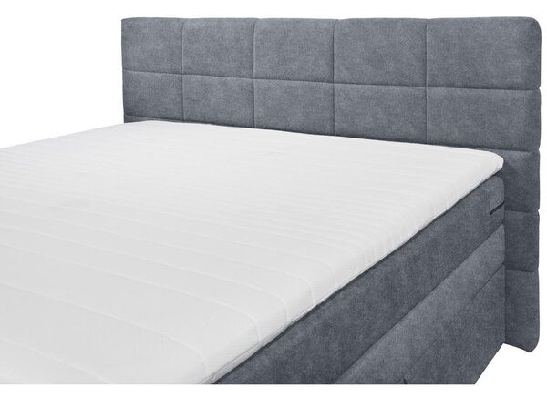POSTELJA BOXSPRING 180 cm x 200 cm , tekstil antracit