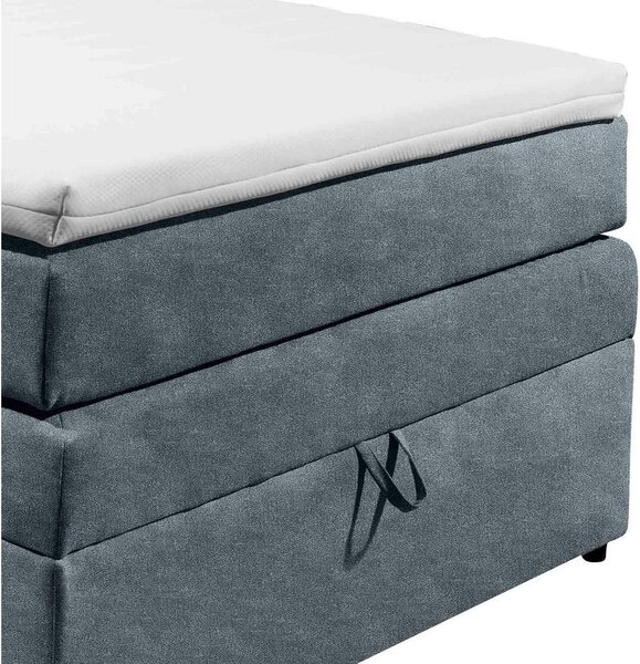 POSTELJA BOXSPRING 120 cm x 200 cm , antracit