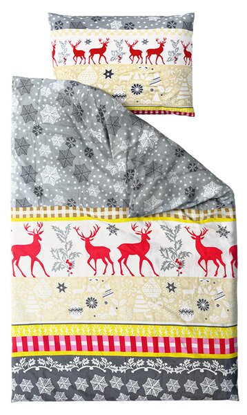 Flanelasta posteljnina CHRISTMAS TIME barvna Dimenzije posteljnine: 70 x 90 cm | 140 x 200 cm