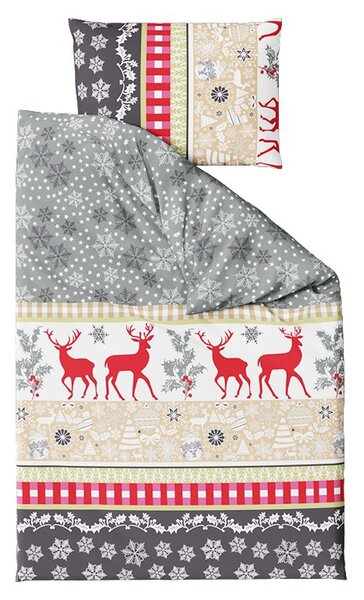 Flanelasta posteljnina CHRISTMAS TIME barvna Dimenzije posteljnine: 70 x 90 cm | 140 x 200 cm
