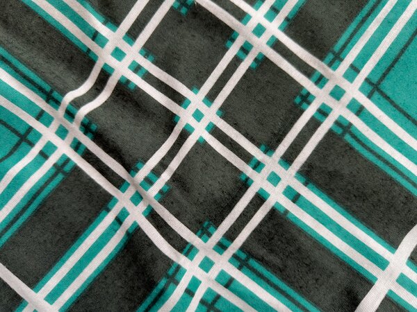 Flanelasta posteljnina KOCKA zelena Dimenzije posteljnine: 70 x 90 cm | 140 x 200 cm