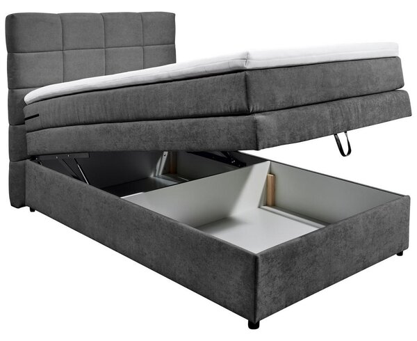 POSTELJA BOXSPRING 120 cm x 200 cm , antracit