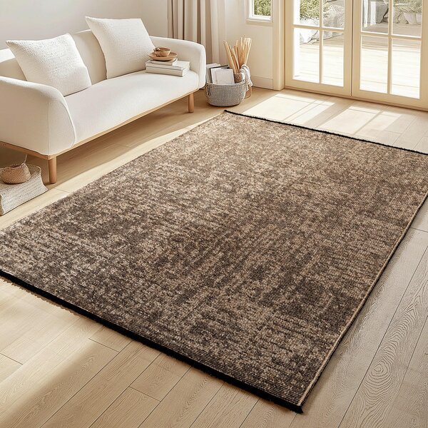 RAVNO TKANA PREPROGA Space 160/230 cm tkano rjava