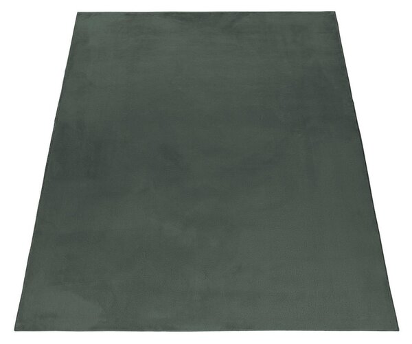 PREPROGA Z VISOKIM FLOROM Pouffy 140/200 cm tkano zelena