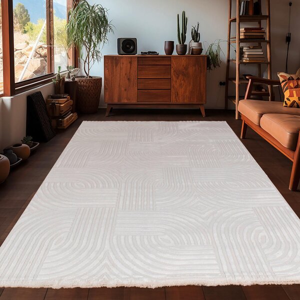 TKANA PREPROGA Sahara 280/370 cm tkano krem barve