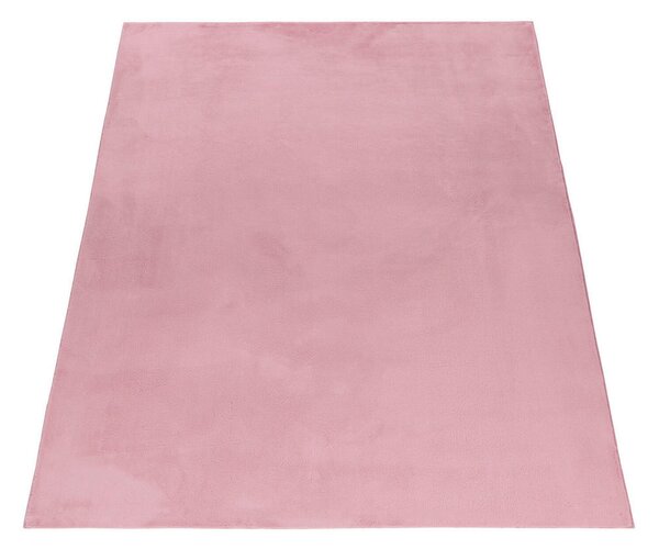 PREPROGA Z VISOKIM FLOROM Pouffy 140/200 cm tkano roza
