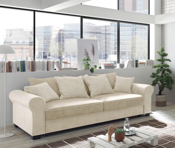 3-SED, krem barve tekstil, leseni material