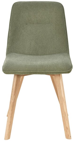 STOL, les, tekstil zelena, barve hrasta