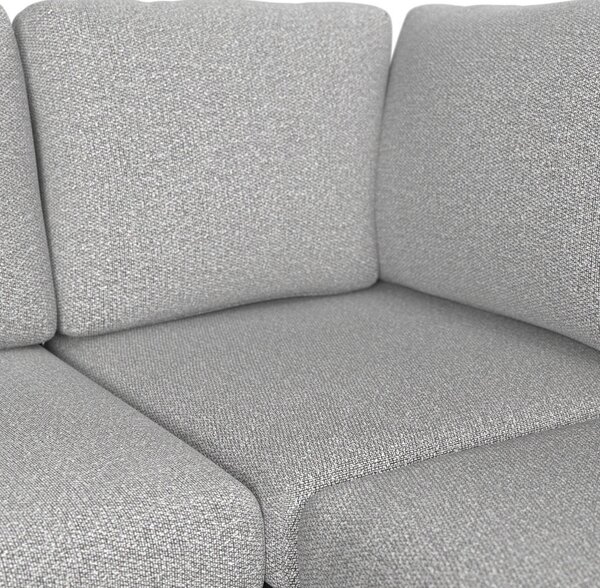 JEDILNA LOUNGE GARNITURA tkanina aluminij