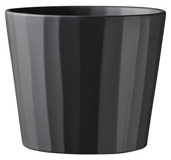Soendgen Keramik Okrogli lonec Umea (Zunanje dimenzije (Ø x V): 13 x 11 cm, Antracit, Keramika, Mat)
