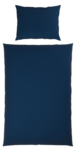POSTELJNINA Mavie 140/200 cm saten modra