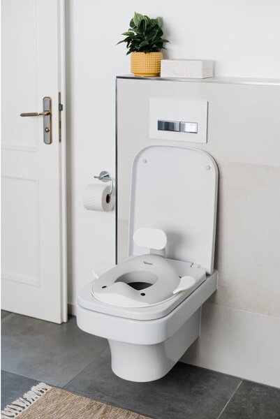 Sivi otroški nastavek za WC školjko - Kindsgut