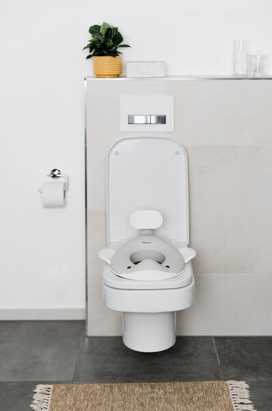 Sivi otroški nastavek za WC školjko - Kindsgut