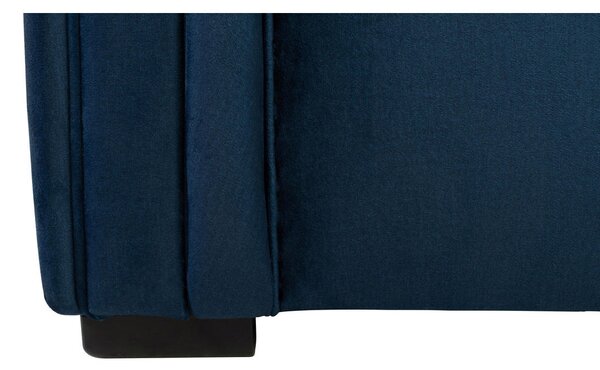 CHESTERFIELD FOTELJ, temno modra tekstil