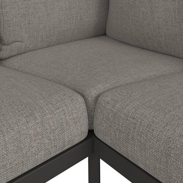 LOUNGE GARNITURA tkanina aluminij