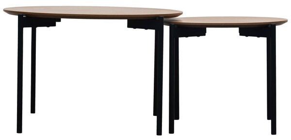 SET MIZIC, 70/50/45/42/70/50 cm naravne barve, črna