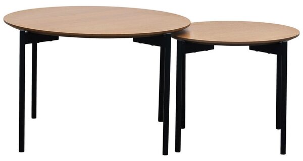 SET MIZIC, 70/50/45/42/70/50 cm naravne barve, črna