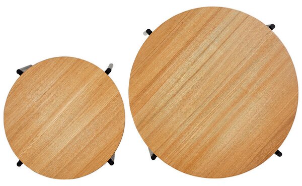 SET MIZIC, 70/50/45/42/70/50 cm naravne barve, črna