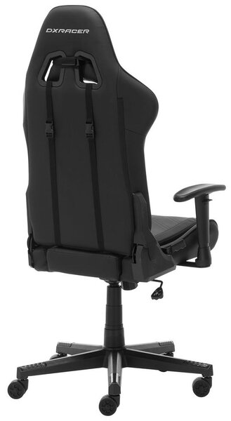GAMING STOL umetna masa, tekstil črna