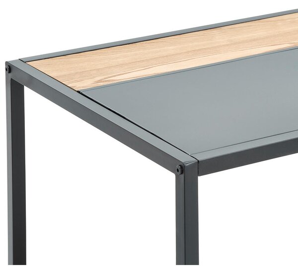 KONZOLNA MIZICA, 120/60/47 cm naravne barve, črna