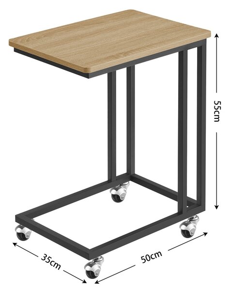 Pomožna miza na kolesih TAYLOR SONOMA 50x35 cm