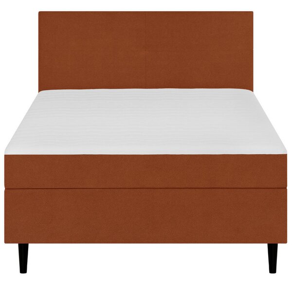 POSTELJA Z VZMETNICO 90 cm x 200 cm , tekstil rdeča