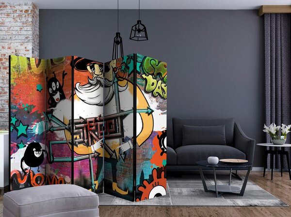 Artgeist Paravan Street Movie I, 5-Delni, Dvostranski