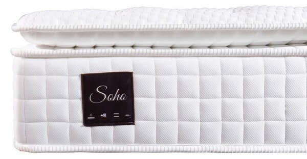 LEŽIŠČE Z ŽEPKASTIM VZMETENJE SOHO PILLOW TOP 180/200 cm