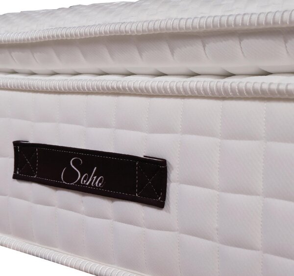 LEŽIŠČE Z ŽEPKASTIM VZMETENJE SOHO PILLOW TOP 180/200 cm