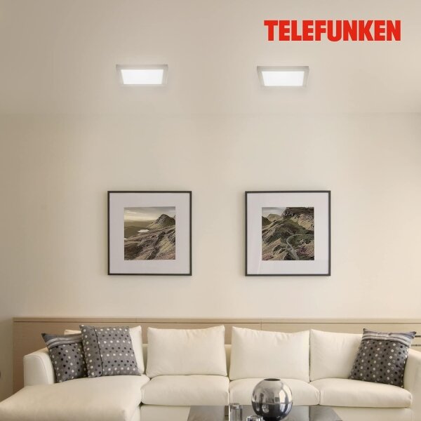 Telefunken 309602TF - LED RGBW Stropna svetilka LED/18W/230V 2700-6500K WiFi + Daljinski upravljalnik