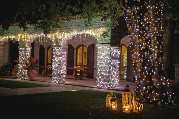 Twinkly TWS400GOP-BEU - LED Zunanja božična veriga 400xLED 35,5m IP44 Wi-Fi