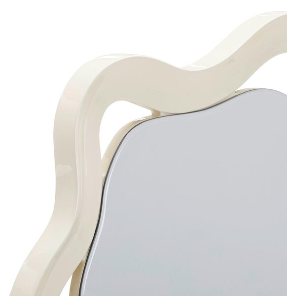 STENSKO OGLEDALO, 50/63/3,8 cm steklo, leseni material
