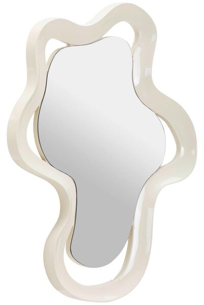 STENSKO OGLEDALO, 50/63/3,8 cm steklo, leseni material