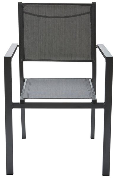 STOL aluminij siva
