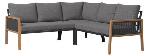 JEDILNA LOUNGE GARNITURA tkanina aluminij