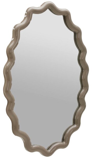 STENSKO OGLEDALO, 80/120/4,5 cm steklo, leseni material