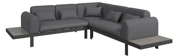 LOUNGE GARNITURA tkanina aluminij