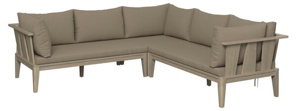 LOUNGE GARNITURA akacija masivno