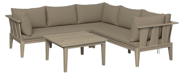LOUNGE GARNITURA akacija masivno
