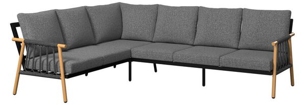 JEDILNA LOUNGE GARNITURA tkanina aluminij