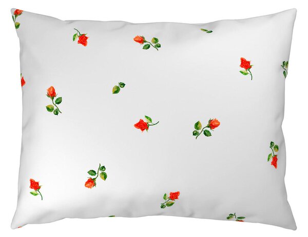 POSTELJNINA 140/200 cm saten rdeča