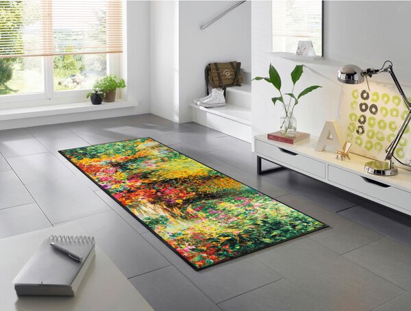 TEKAČ Primavera 75/190 cm potiskano večbarvno