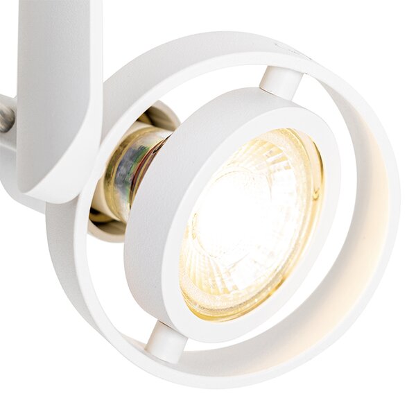 Sodobni stropni reflektor bel vrtljiv in nagiben GU10 50mm - Master