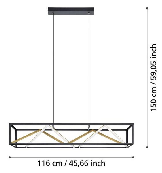 VISEČA LED-SVETILKA PENELA 2700-6500 K